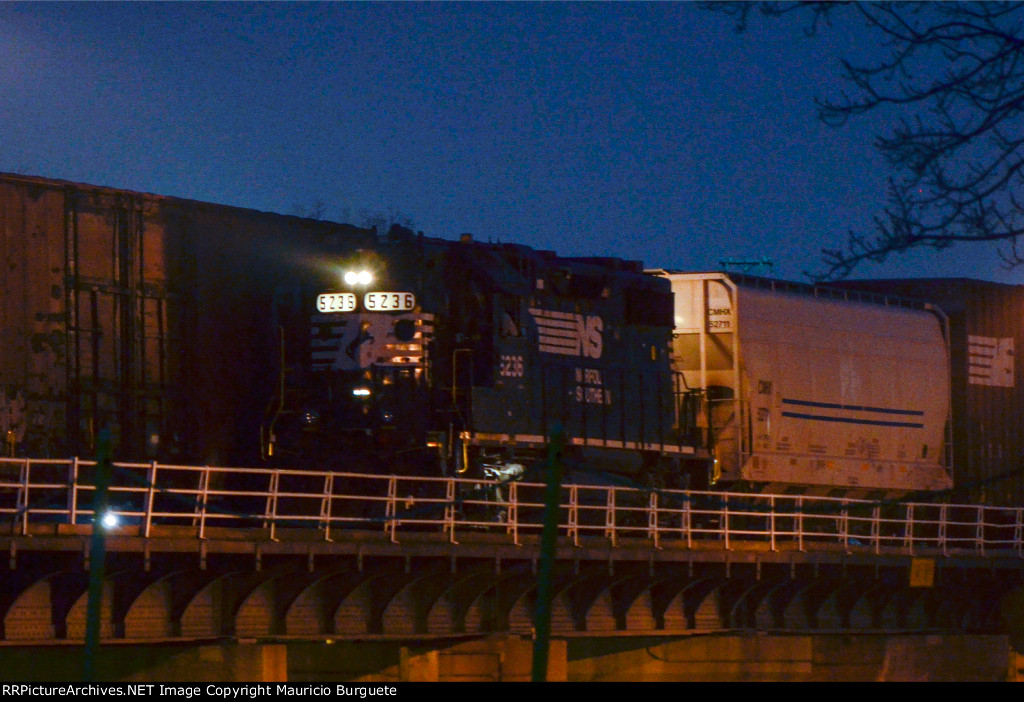 NS GP38-2 High nose Locomotive in the yard